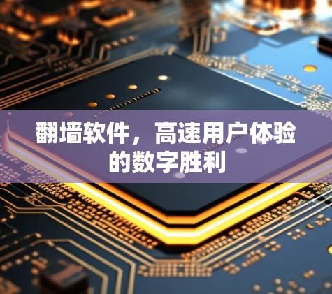 翻墙软件，高速用户体验的数字胜利