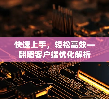 快速上手，轻松高效—翻墙客户端优化解析
