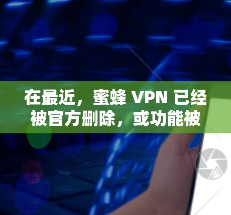 在最近,蜜蜂 VPN 已经被官方删除,或功能被改版,因此无法直接访问。以下是一些替代方案