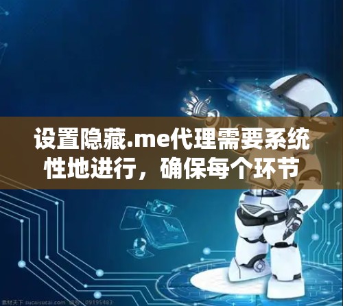 设置隐藏.me代理需要系统性地进行，确保每个环节都正确无误。以下是一个详细的步骤指南