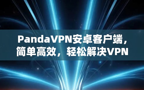 PandaVPN安卓客户端,简单高效,轻松解决VPN问题