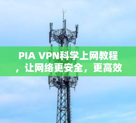 PIA VPN科学上网教程,让网络更安全,更高效 PIA VPN科学上网教程,让网络更安全,更高效